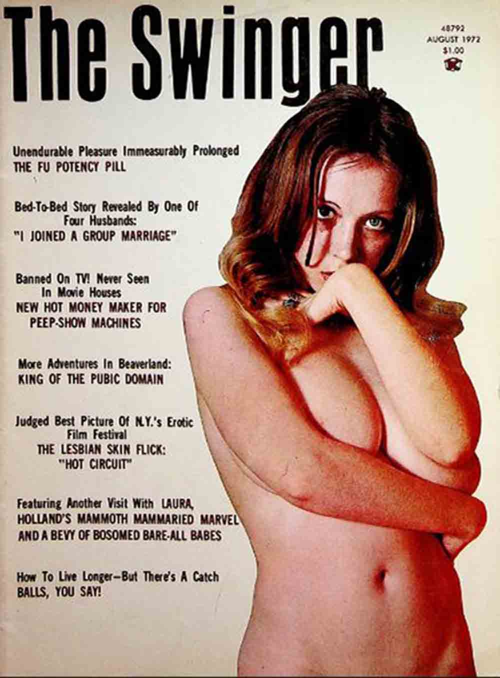 Swinger August 1972 magazine back issue Swinger magizine back copy 