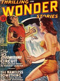 Thrilling Wonder Stories June 1947 magazine back issue cover image
