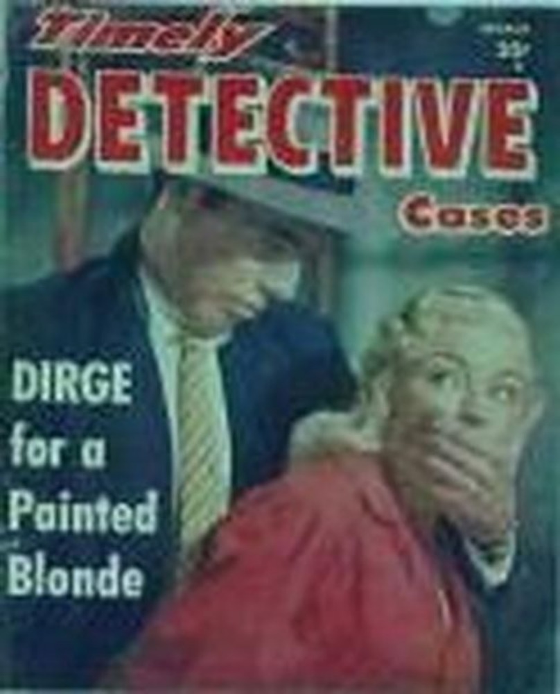 Timely Detective Cases March 1952 magazine back issue Timely Detective Cases magizine back copy 