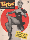 Titter August 1950 magazine back issue cover image