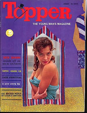Topper August 1961 magazine back issue Topper magizine back copy 