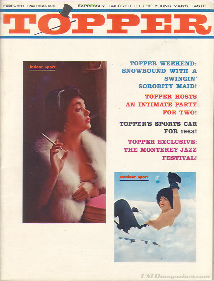 Topper February 1963 magazine back issue Topper magizine back copy 