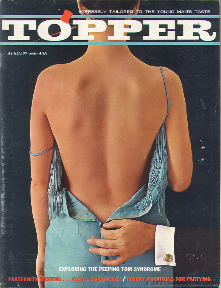 Topper April 1963 magazine back issue Topper magizine back copy 