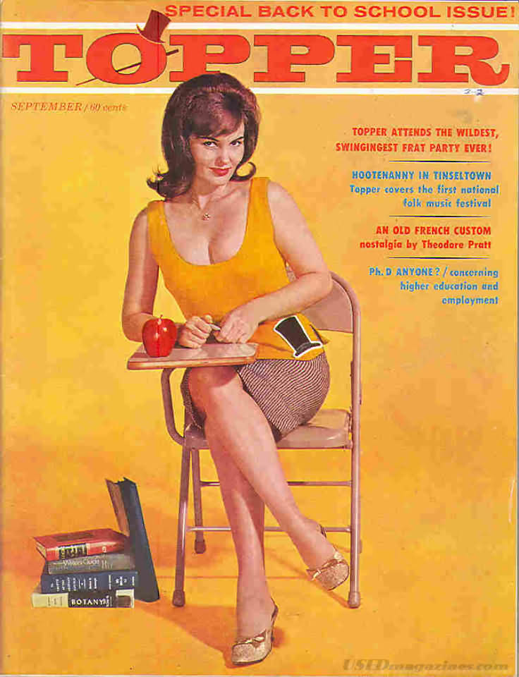 Topper September 1963 magazine back issue Topper magizine back copy 