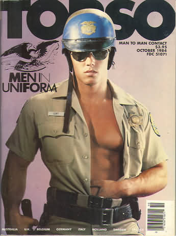 Torso October 1984 magazine back issue Torso magizine back copy Torso October 1984 Gay Adult Magazine Back Issue Naked Men Published by Torso Publishing Group. Man To Man Contact.