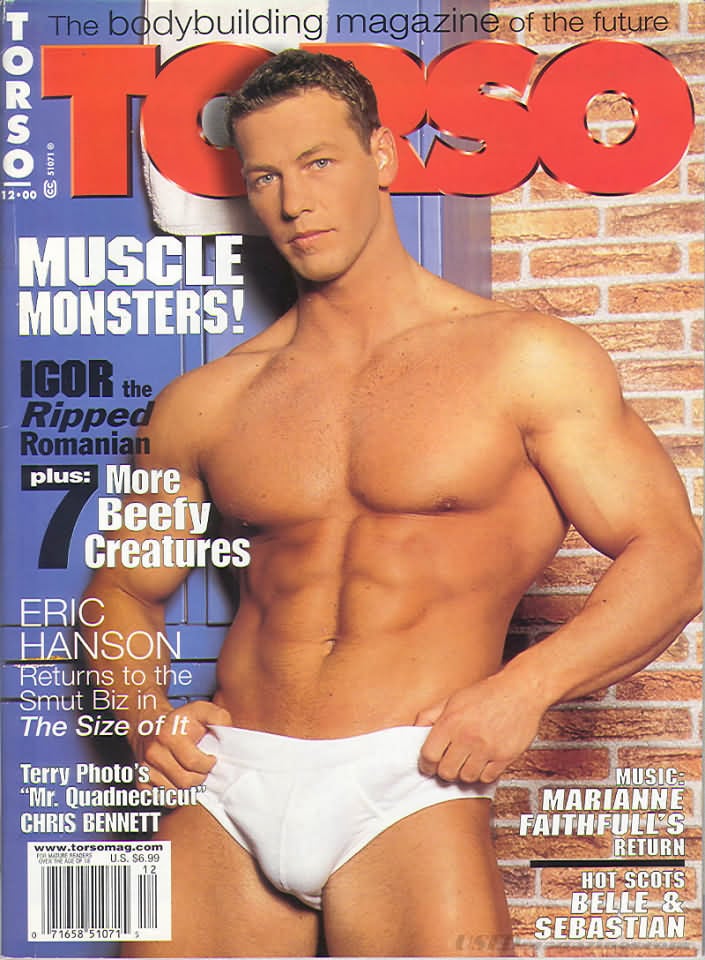 Torso December 2000 magazine back issue Torso magizine back copy Torso December 2000 Gay Adult Magazine Back Issue Naked Men Published by Torso Publishing Group. Muscle Monsters!.