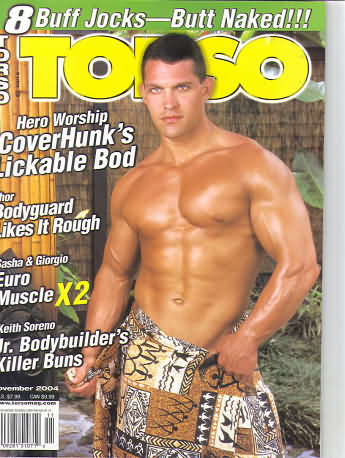 Torso November 2004 magazine back issue Torso magizine back copy Torso November 2004 Gay Adult Magazine Back Issue Naked Men Published by Torso Publishing Group. 8 Buff Jocks - Butt Naked!!!.