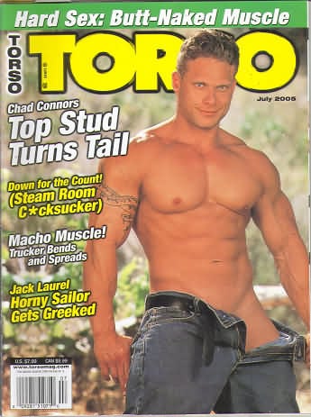 Torso July 2005 magazine back issue Torso magizine back copy Torso July 2005 Gay Adult Magazine Back Issue Naked Men Published by Torso Publishing Group. Coverguy Chad Connors.