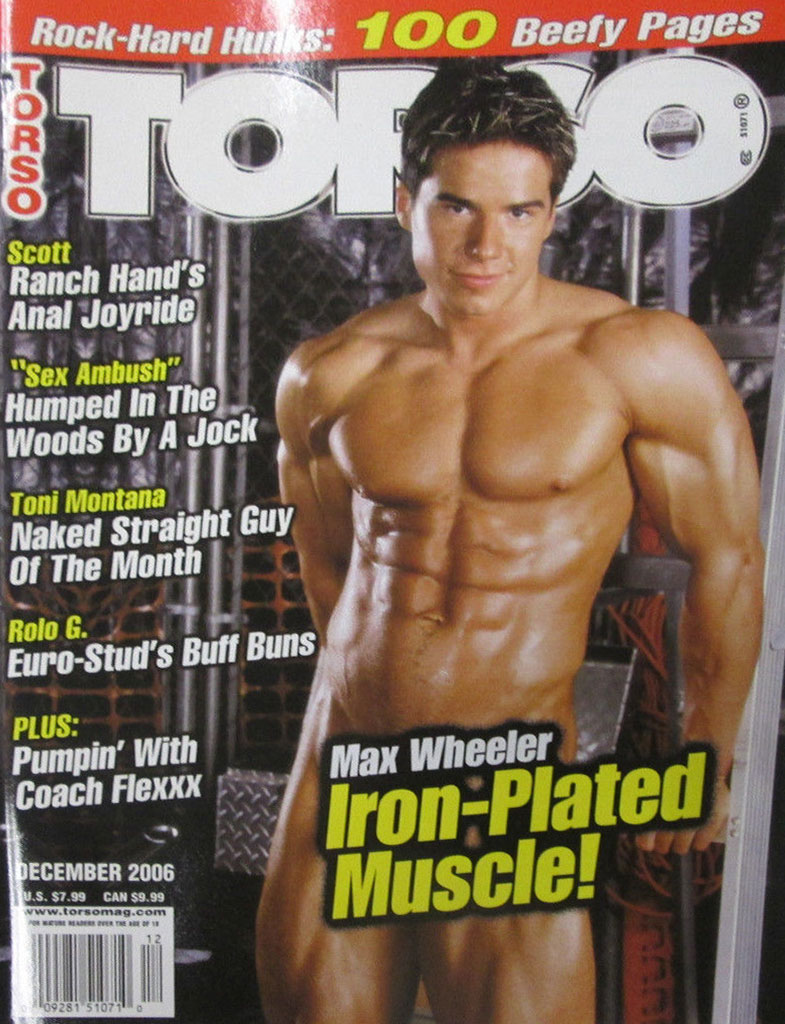 Torso December 2006 magazine back issue Torso magizine back copy Torso December 2006 Gay Adult Magazine Back Issue Naked Men Published by Torso Publishing Group. Coverguy Max Wheeler.