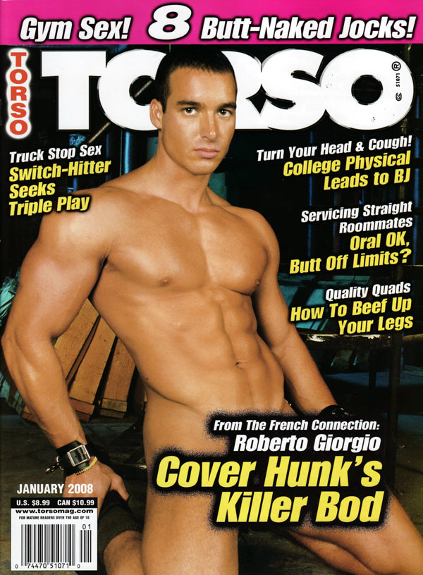 Torso January 2008 magazine back issue Torso magizine back copy torso magazine january 2008, truck stop sex, cover hunk nude, hot xxx gay nude action sexy guys pose