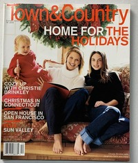 Town & Country December 2001 magazine back issue cover image