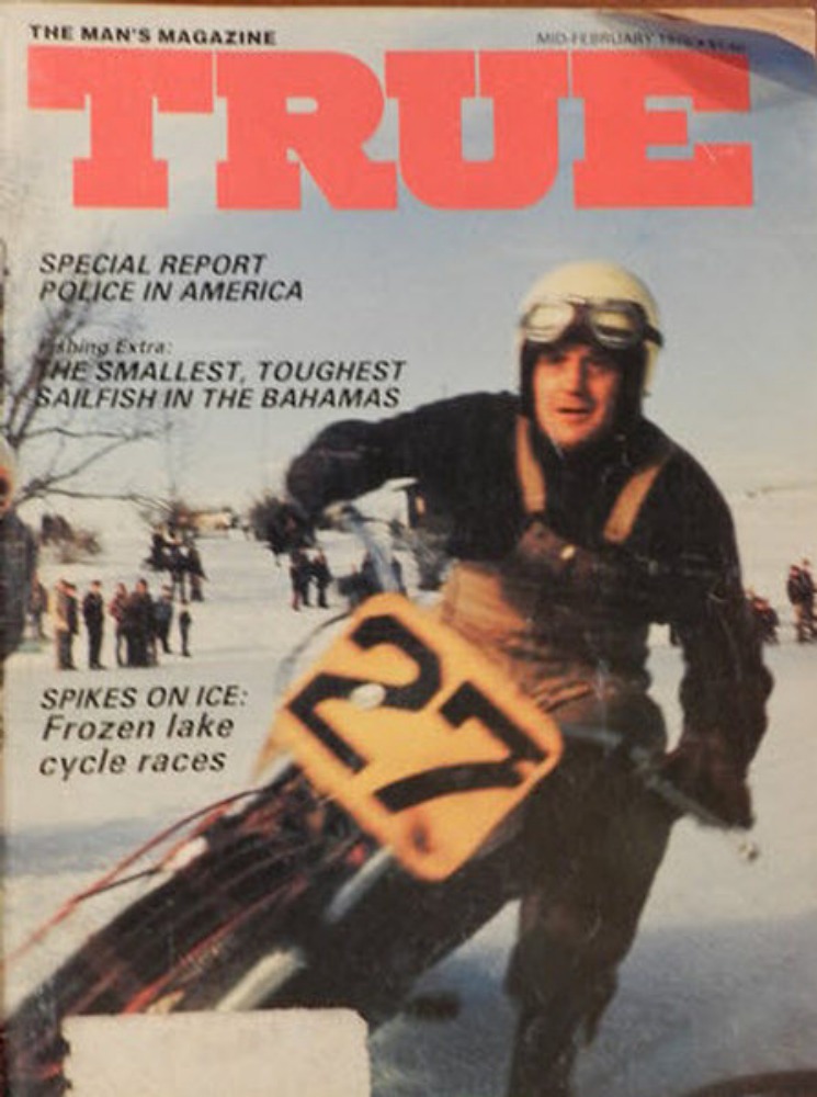 True February 1976 magazine back issue True magizine back copy 