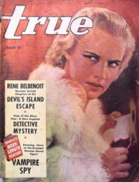 True August 1938 magazine back issue cover image