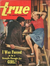 True # 39, August 1940 magazine back issue cover image