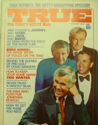 Mystery magazine cover appearance True # 441, February 1974