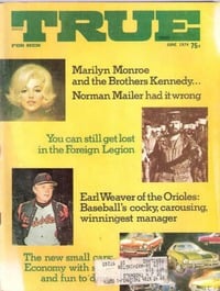 Norman Mailer magazine cover appearance True # 445, June 1974