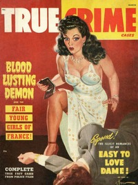 True Crime Cases March 1949 magazine back issue cover image