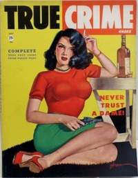 True Crime Cases July 1950 magazine back issue cover image
