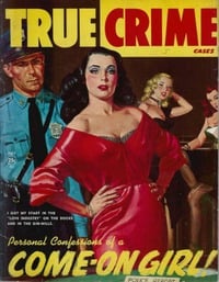 True Crime Cases July 1951 magazine back issue cover image