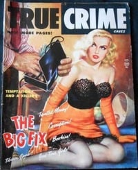 True Crime Cases January 1952 magazine back issue cover image