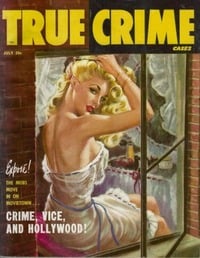 True Crime Cases July 1952 Magazine Back Copies Magizines Mags