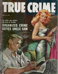 True Crime Cases March 1953 magazine back issue cover image