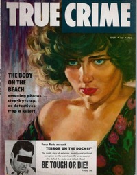 True Crime Cases July 1953 magazine back issue cover image