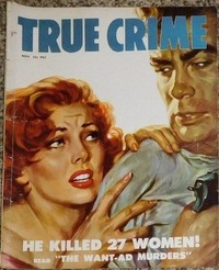 True Crime Cases November 1953 magazine back issue cover image