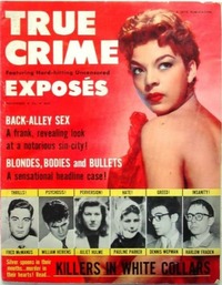 True Crime Cases November 1955 magazine back issue cover image
