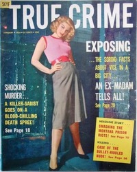 True Crime Cases January 1958 magazine back issue cover image