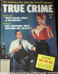 True Crime Cases July 1959 magazine back issue cover image