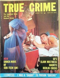 True Crime Cases January 1962 magazine back issue
