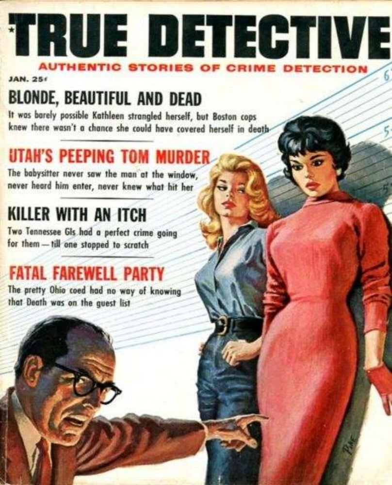 True Detective Magazine Back Issues Year 1962 Archive