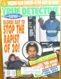 True Detective March 1995 magazine back issue