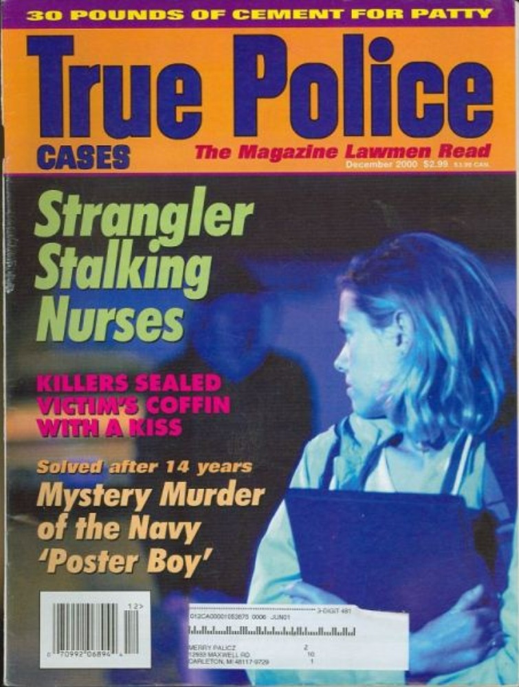 True Police Cases December 2000 magazine back issue True Police Cases magizine back copy 