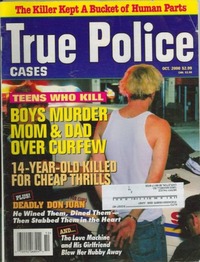 True Police Cases October 2000 magazine back issue
