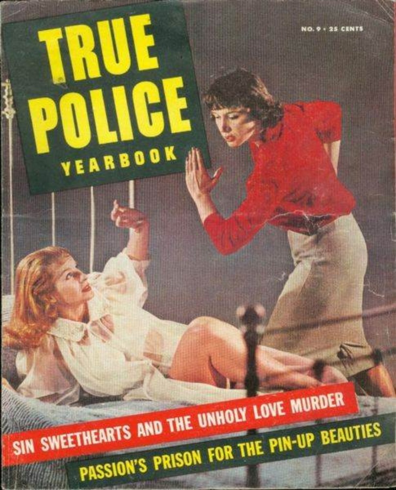 True Police Yearbook # 6, Yearbook 1960 magazine back issue True Police Yearbook magizine back copy 