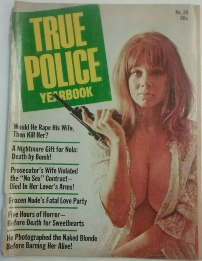 True Police Yearbook # 20, Yearbook 1970 magazine back issue True Police Yearbook magizine back copy 