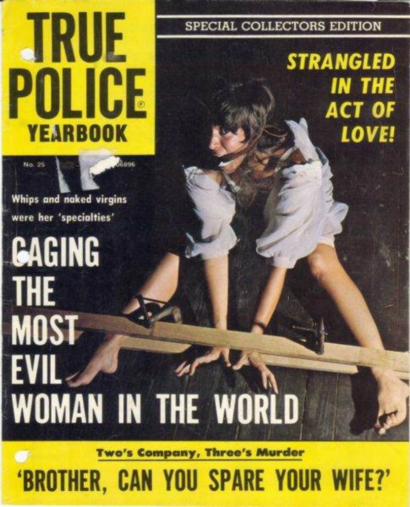 True Police Yearbook # 25, Yearbook 1976 magazine back issue True Police Yearbook magizine back copy 
