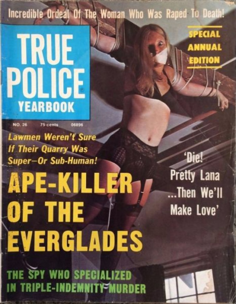 True Police Yearbook # 26, Yearbook 1977 magazine back issue True Police Yearbook magizine back copy 