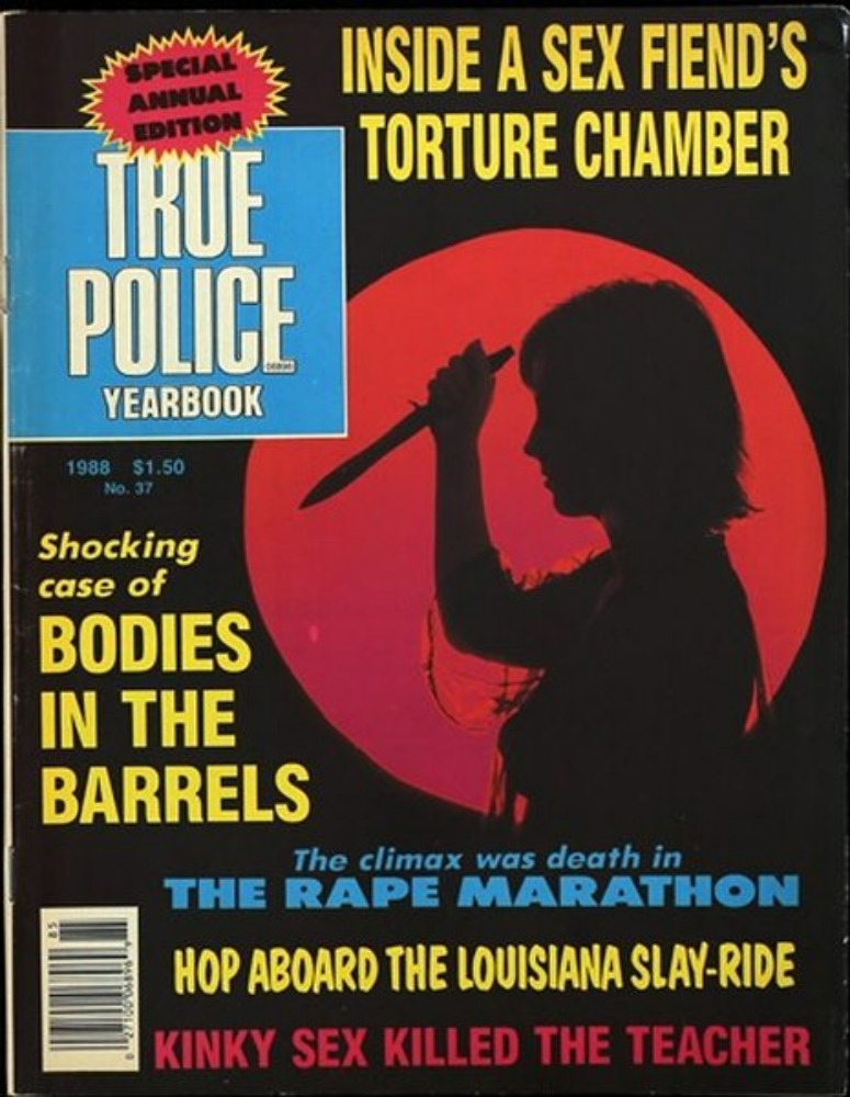 True Police Yearbook # 37, Yearbook 1988 magazine back issue True Police Yearbook magizine back copy 