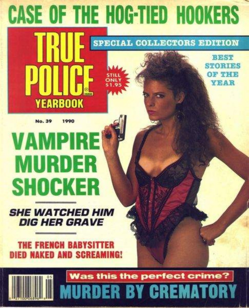 True Police Yearbook # 39, Yearbook 1990 magazine back issue True Police Yearbook magizine back copy 