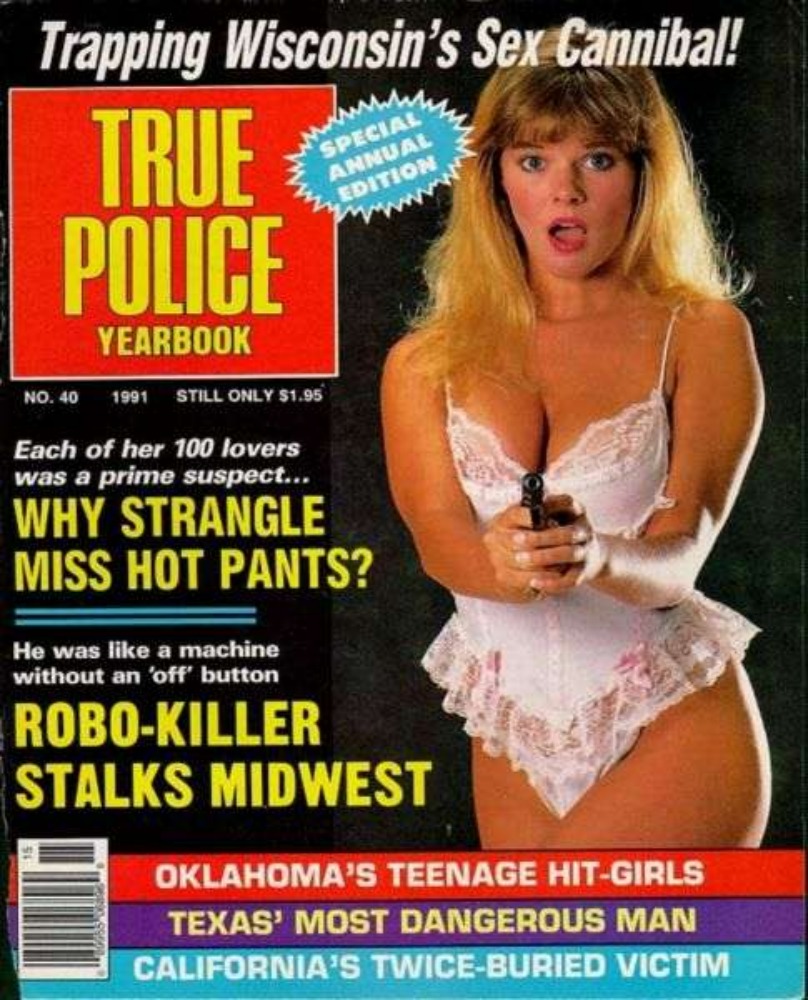 True Police Yearbook # 40, Yearbook 1991 magazine back issue True Police Yearbook magizine back copy 