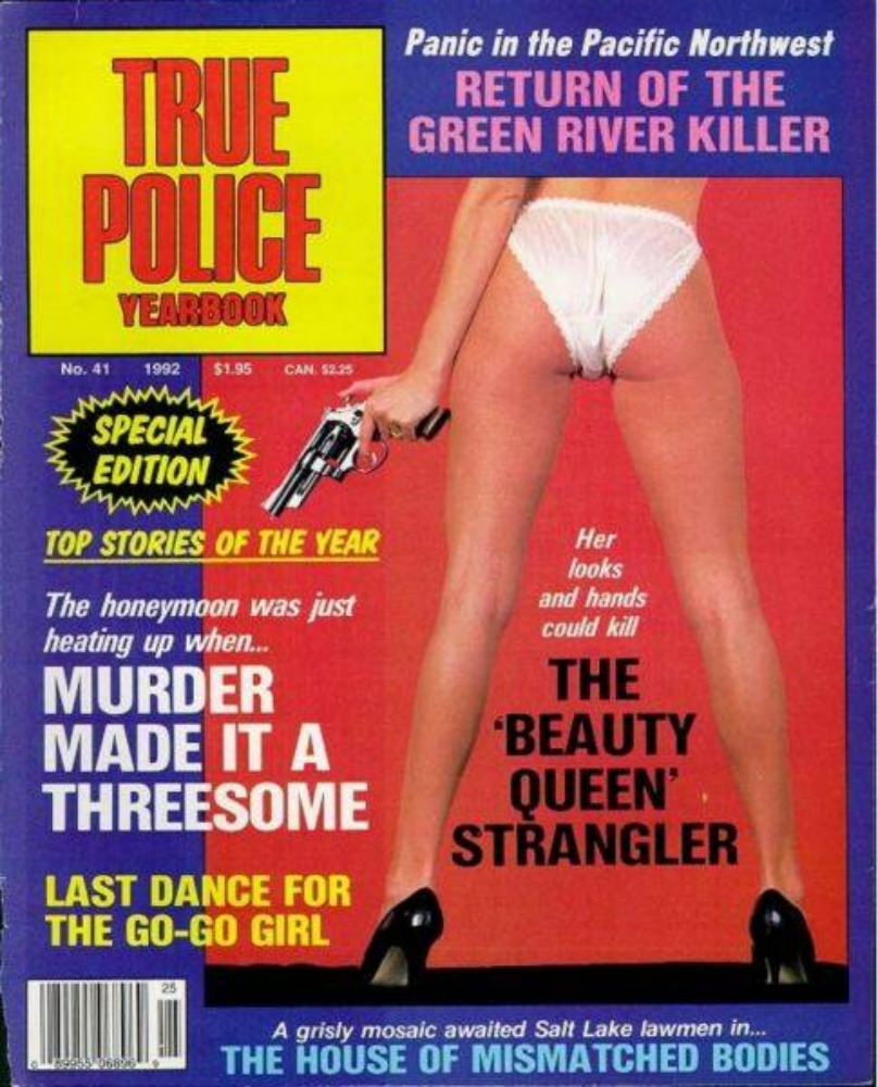 True Police Yearbook # 41, Yearbook 1992 magazine back issue True Police Yearbook magizine back copy 