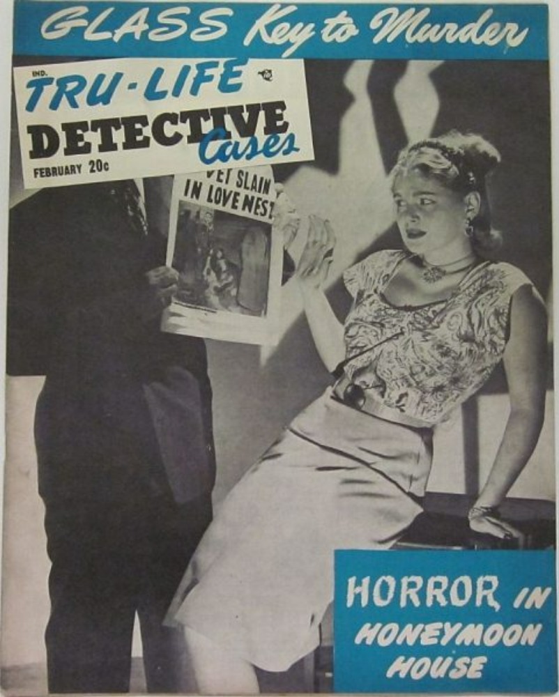 Tru-Life Detective Cases February 1948 magazine back issue Tru-Life Detective Cases magizine back copy 