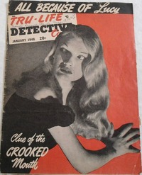 Tru-Life Detective Cases January 1948 magazine back issue
