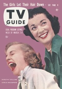 Mackenzie Pierce magazine cover appearance TV Guide March 2, 1957