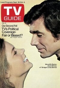 David magazine cover appearance TV Guide September 30, 1972