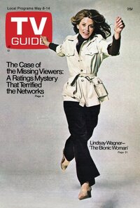 Lindsay Wagner magazine cover appearance TV Guide May 8, 1976