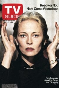 Faye Dunaway magazine cover appearance TV Guide February 21, 1981